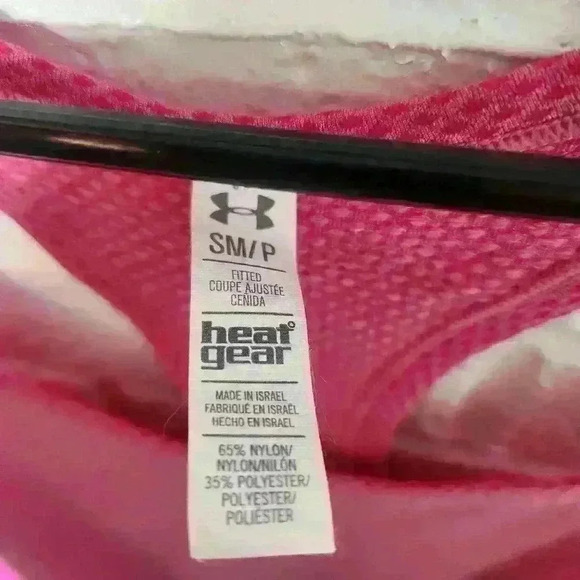 Under armour women's pink racerback tank top size small - Picture 7 of 7
